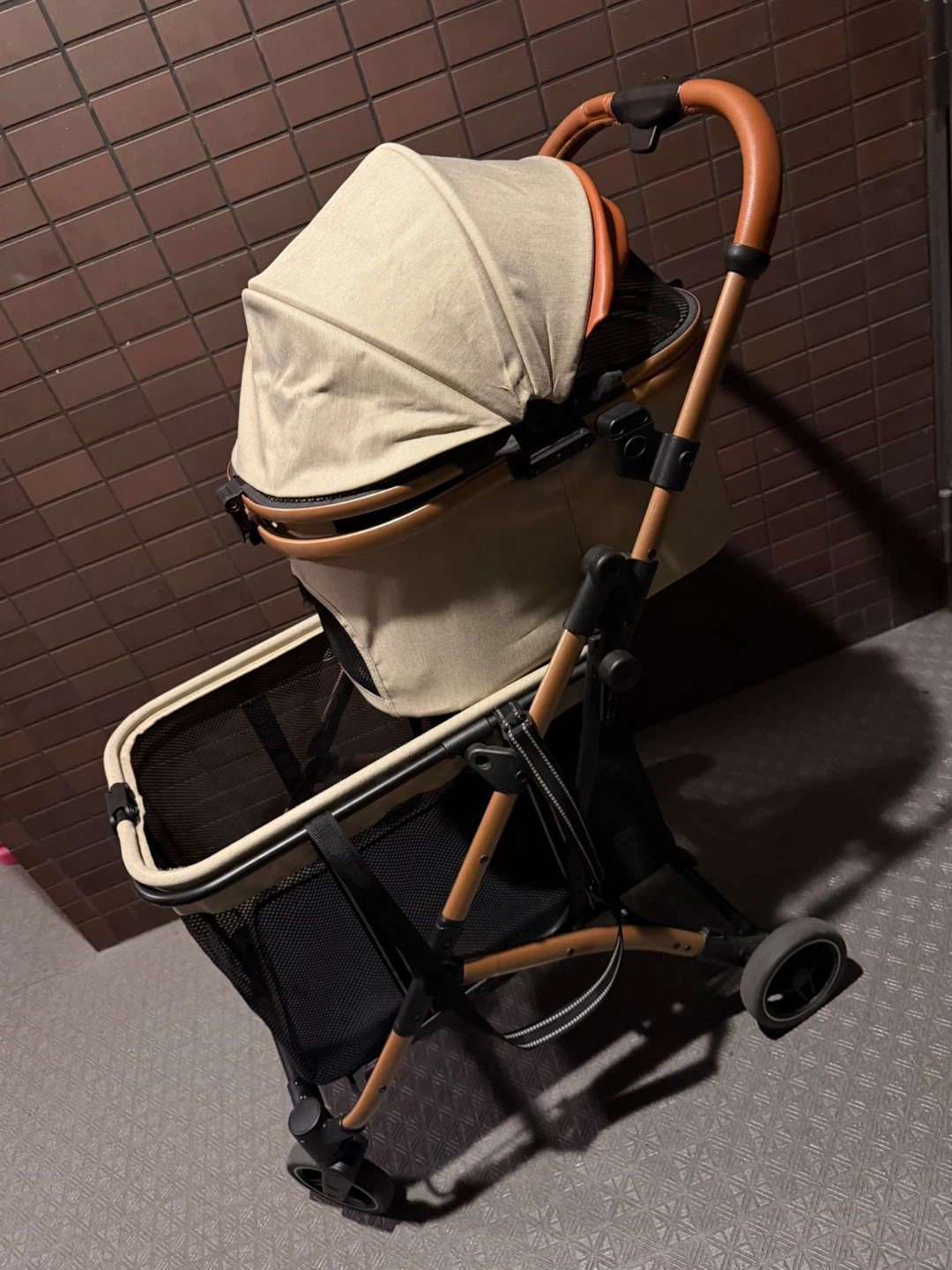 ペット用バギー カート ベージュ