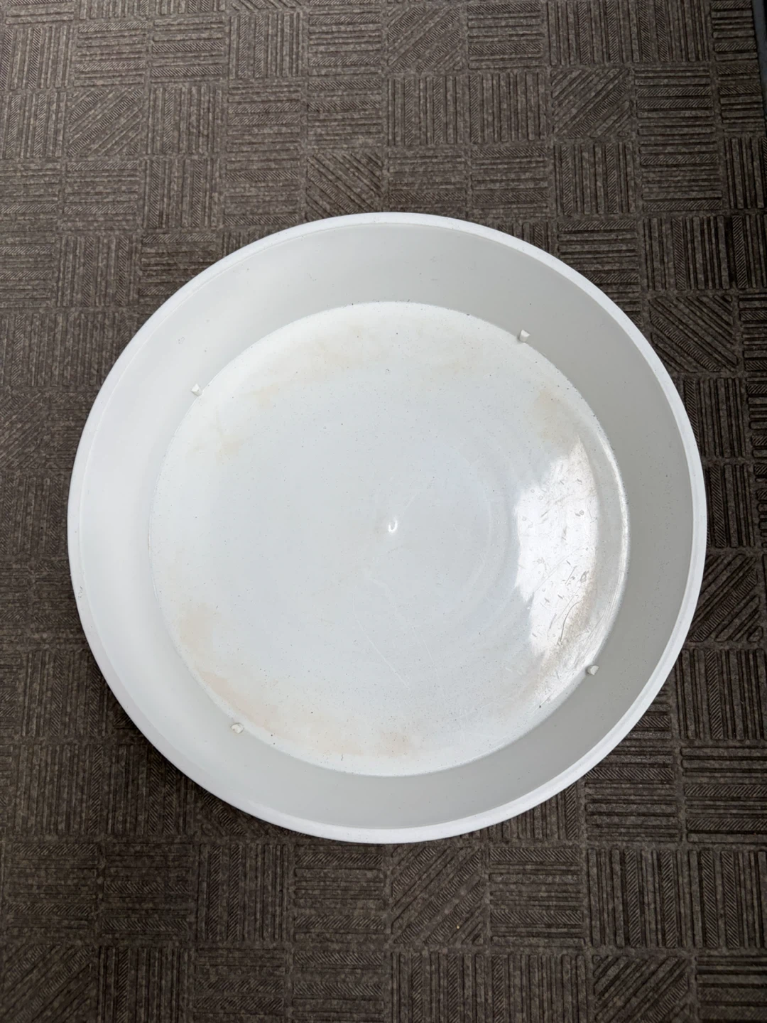 プラスチック植木鉢 35号、受皿 9号30cm 白の写真3枚目
