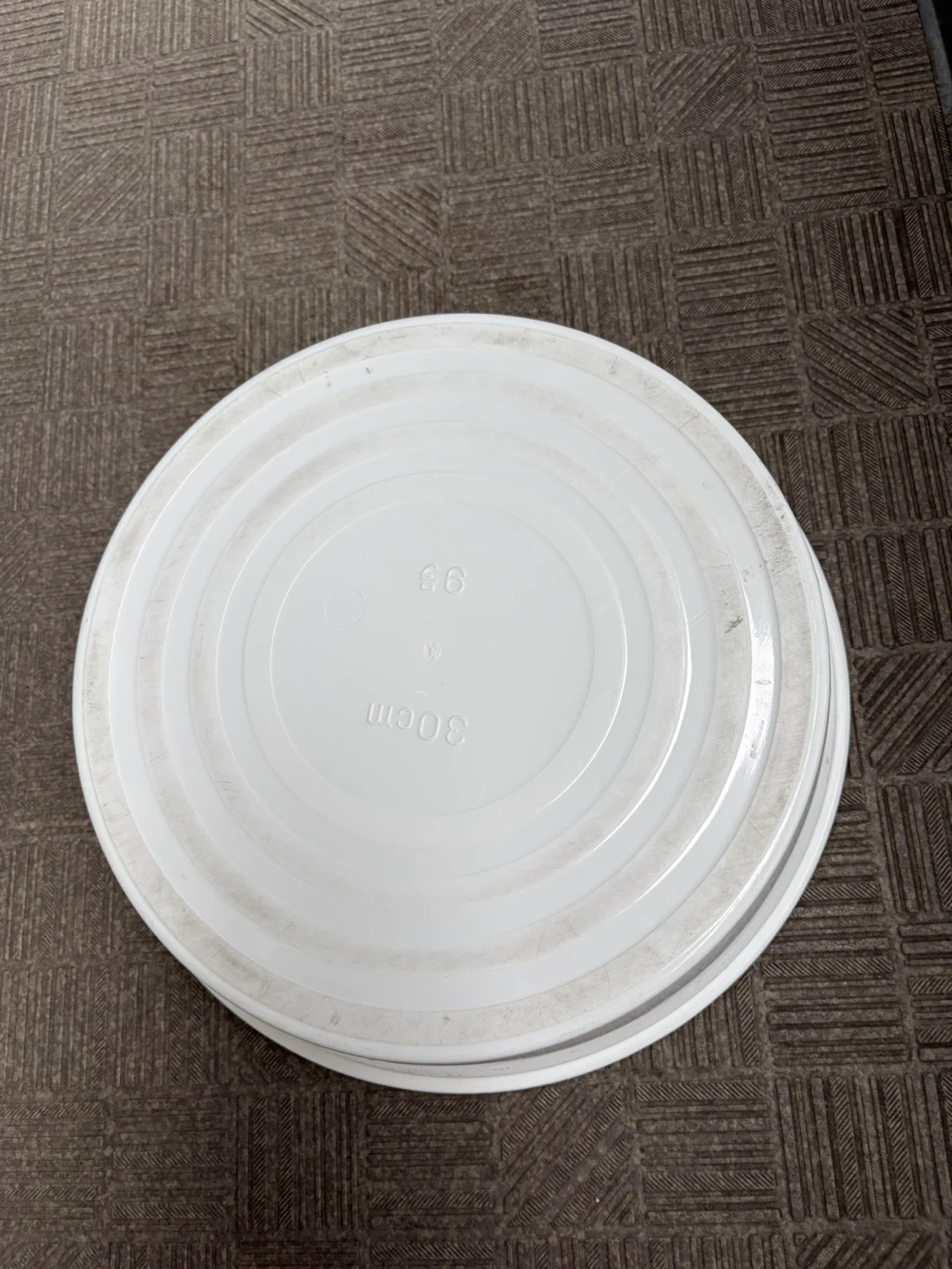 プラスチック植木鉢 35号、受皿 9号30cm 白の写真4枚目