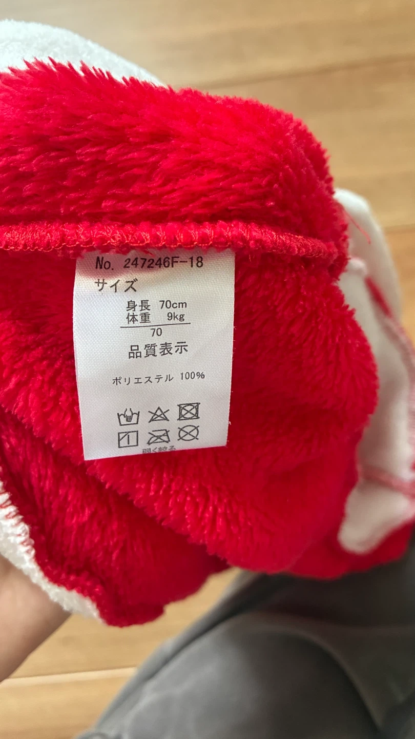 ベビー サンタドレス 70cm クリスマス衣装の写真2枚目