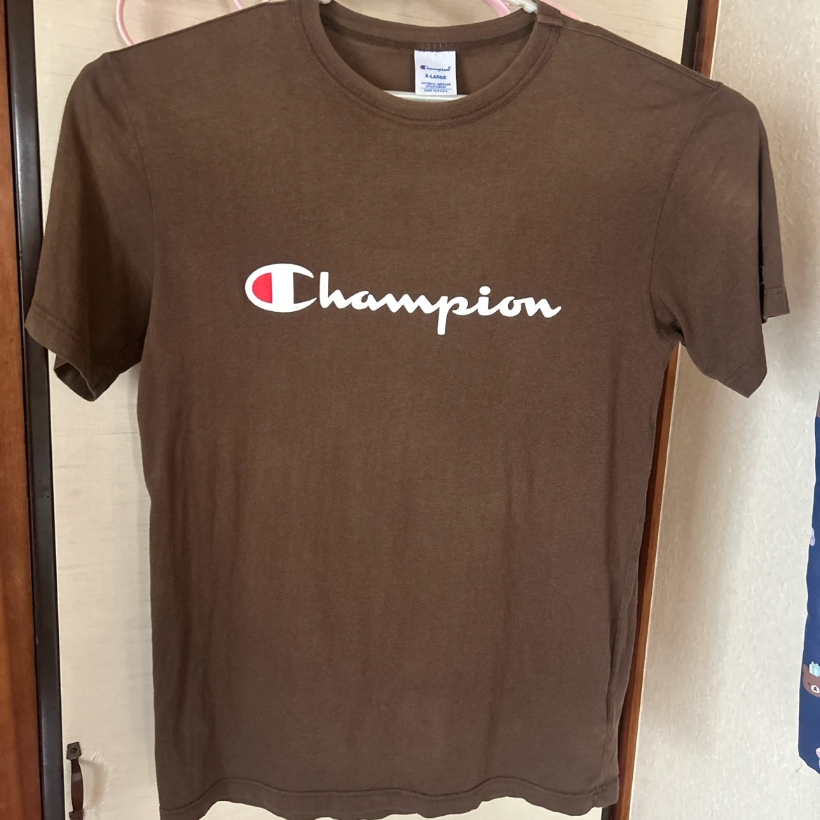 Champion チャンピオン Tシャツ ブラウン XL