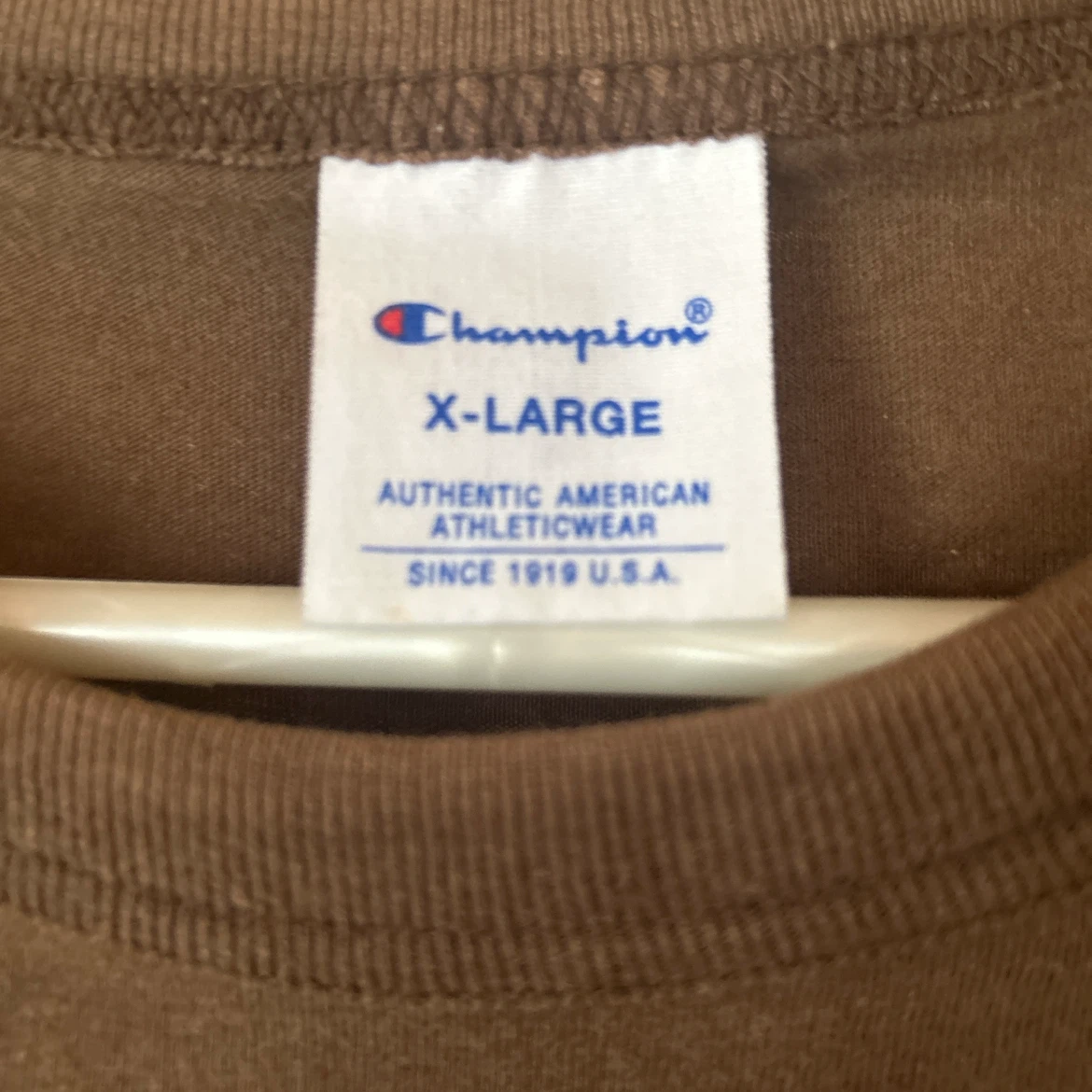 Champion チャンピオン Tシャツ ブラウン XLの写真2枚目