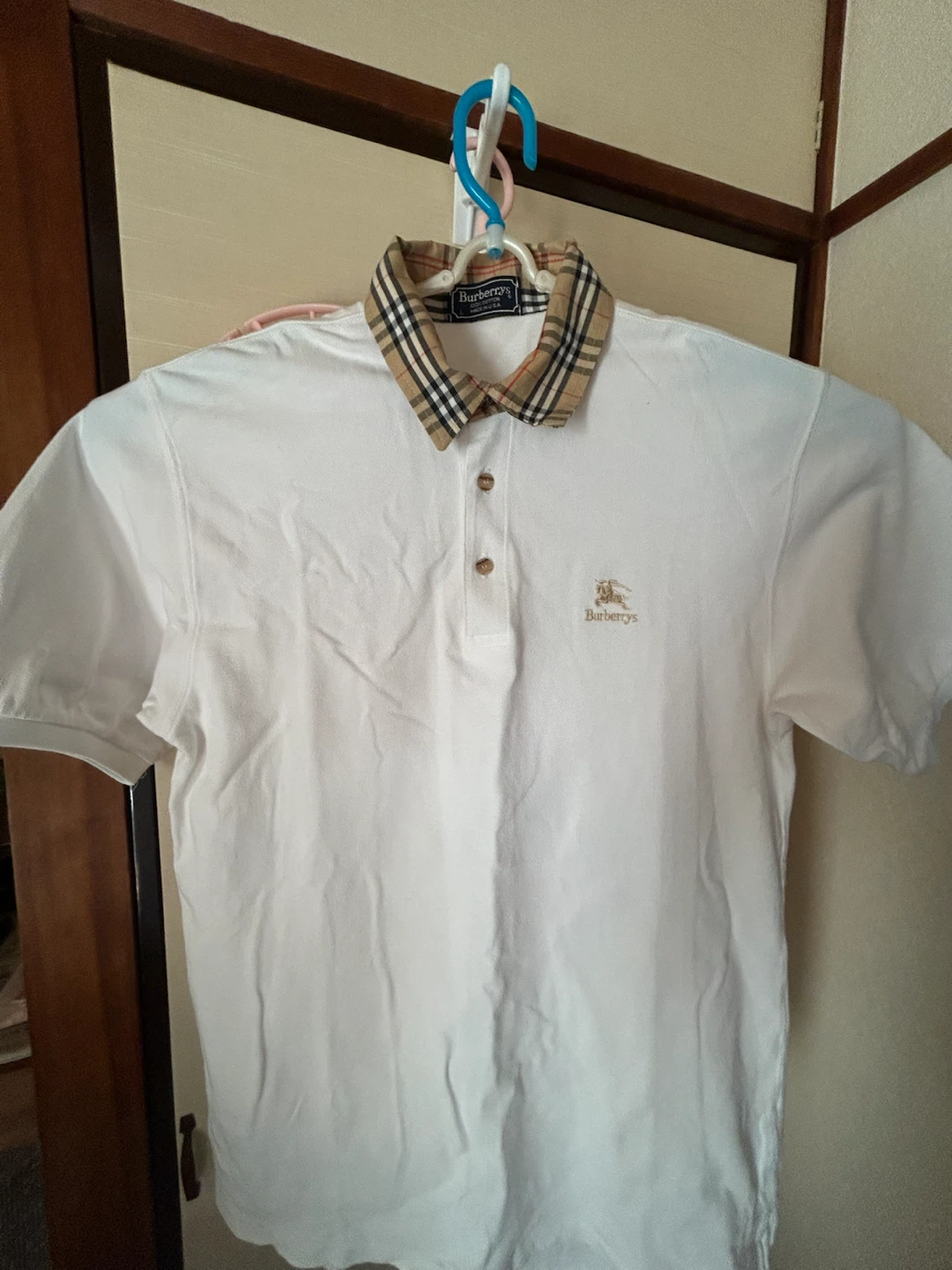 Burberry London バーバリー ポロシャツ チェック 英国製