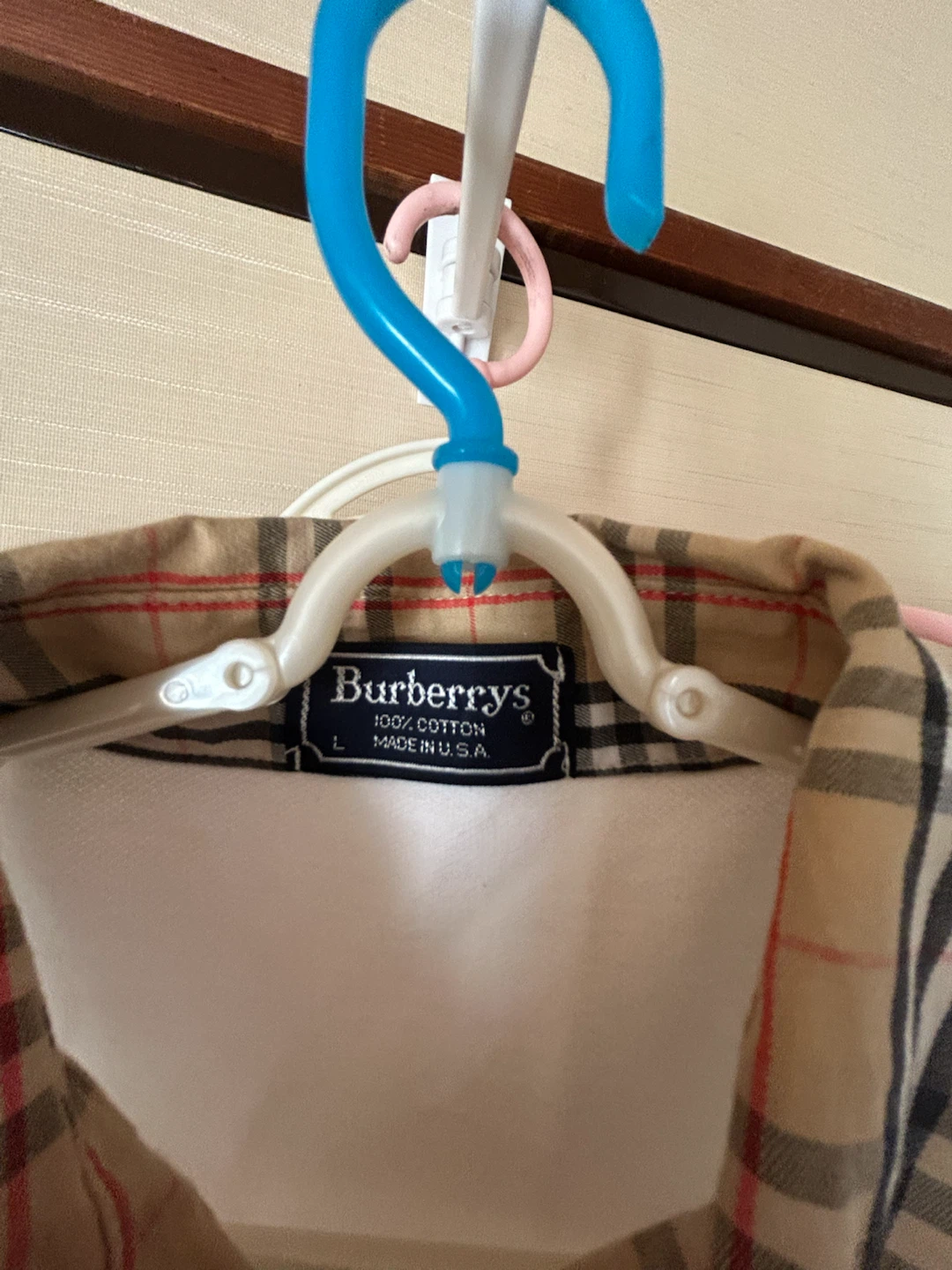 Burberry London バーバリー ポロシャツ チェック 英国製の写真3枚目