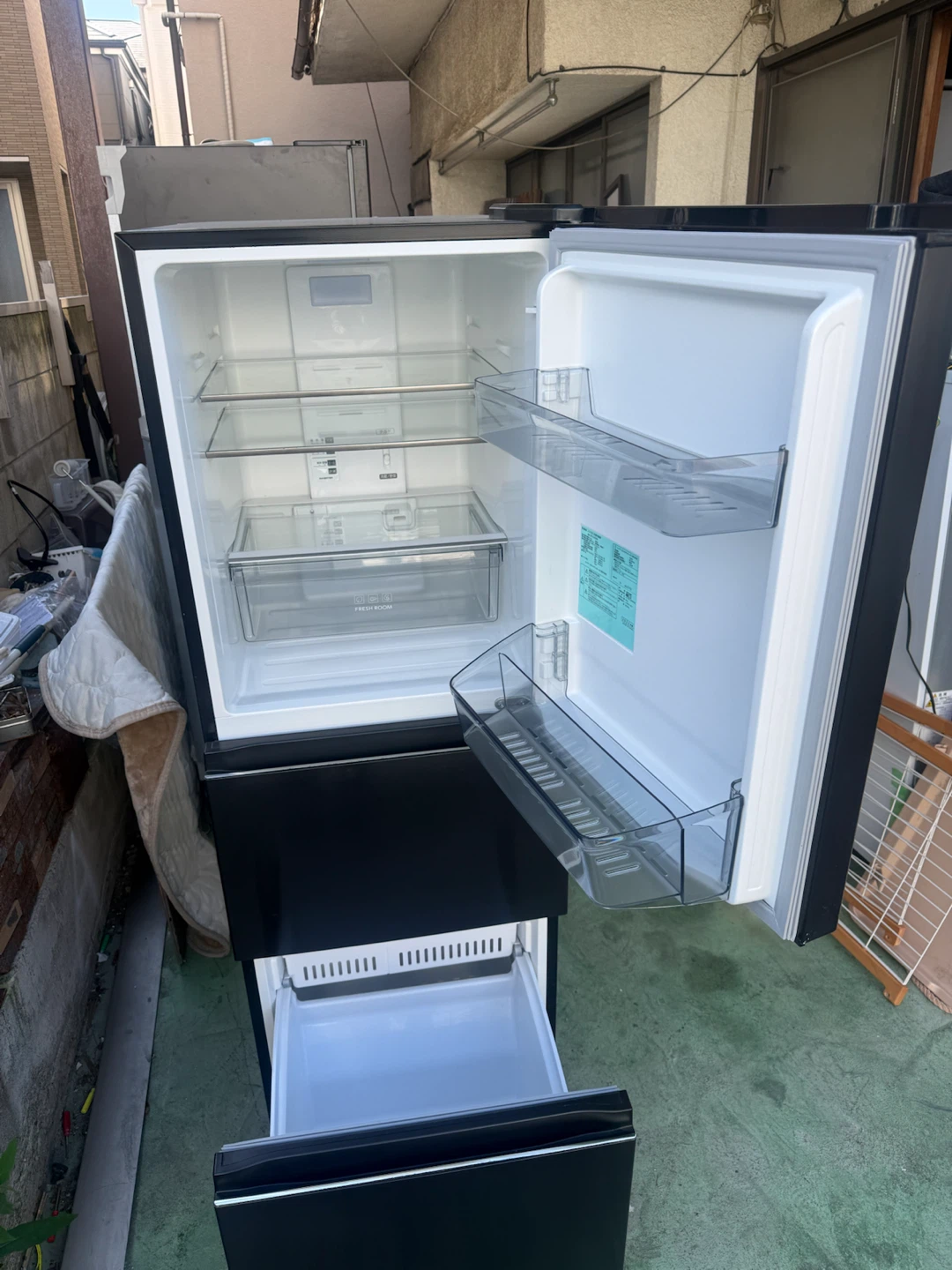 ハイアール 冷蔵庫 JR-CV29A ブラック 286L 2022年製の写真2枚目
