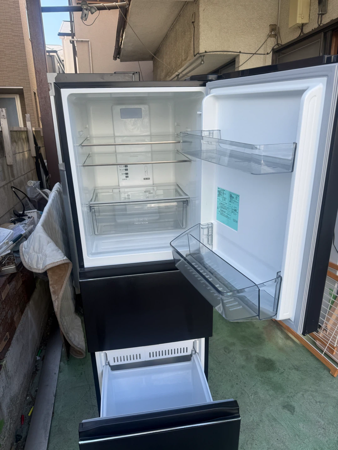 ハイアール 冷蔵庫 JR-CV29A ブラック 286L 2022年製の写真3枚目