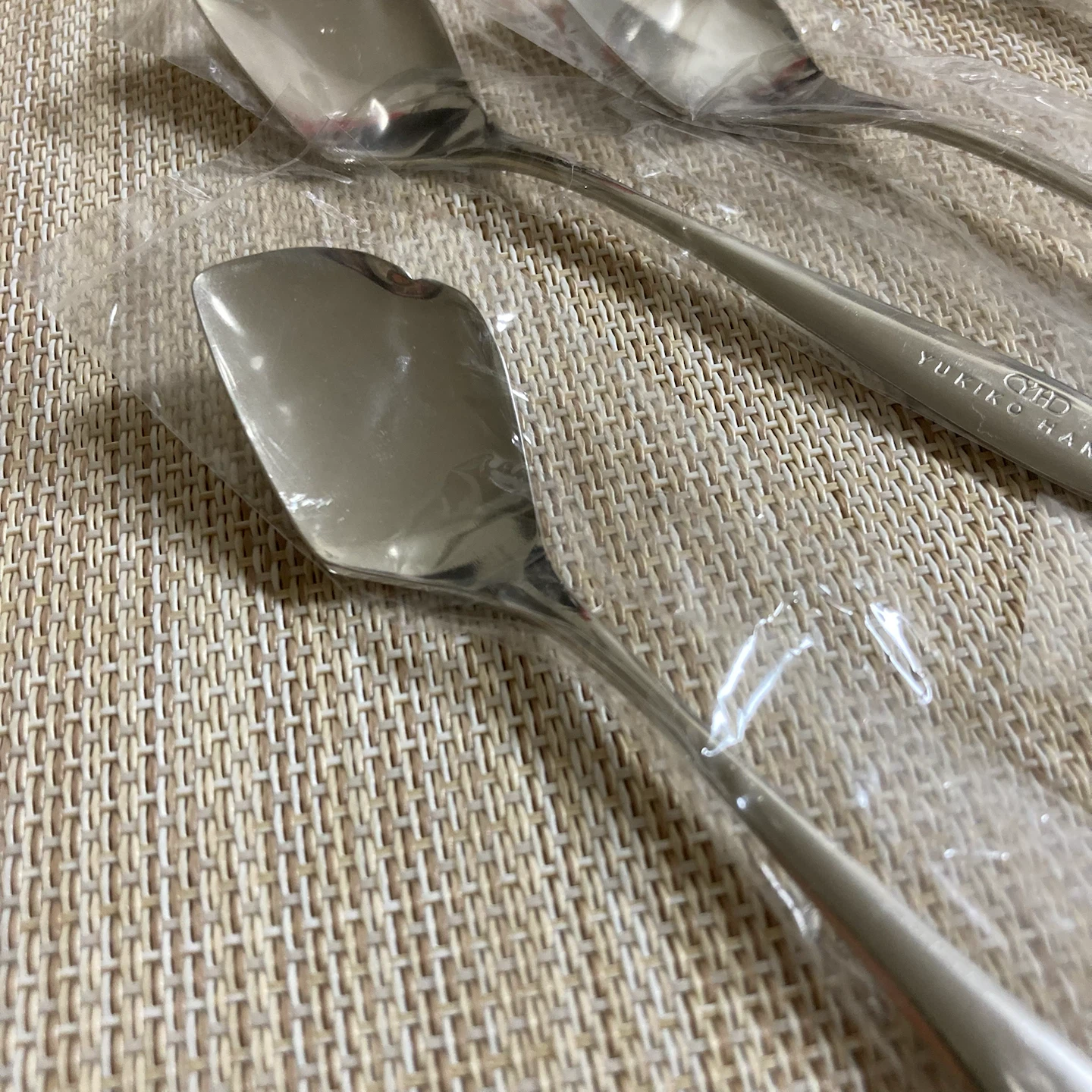 YUKIKO HANAI  アイススプーン　シュガースプーン　ステンレス　18-10の写真2枚目