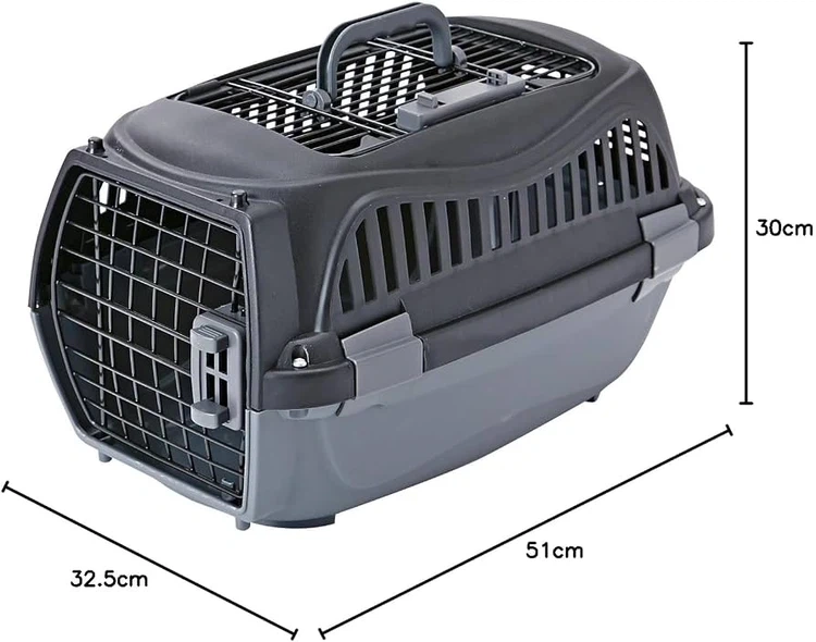 ペティオ 2ドア スマイルキャリー Sサイズ ブラック