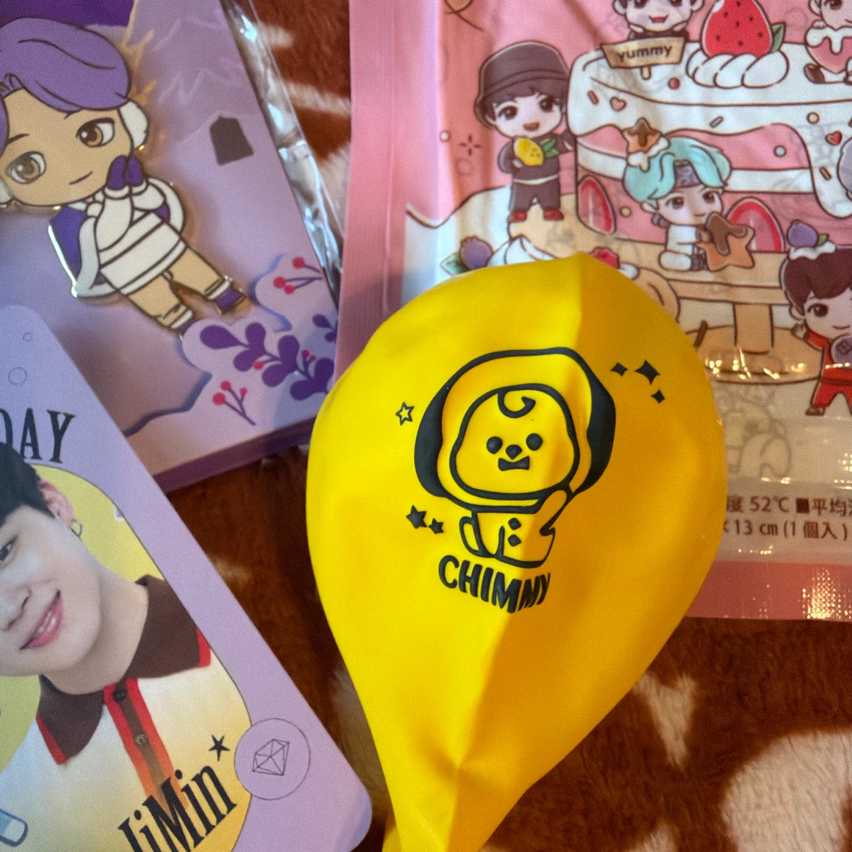 84%オフ❣️【激安SALE🎀】新品未使用🩷公式 BTS タイニータン JIMINセット 🎈バルーン付き🎈の写真3枚目