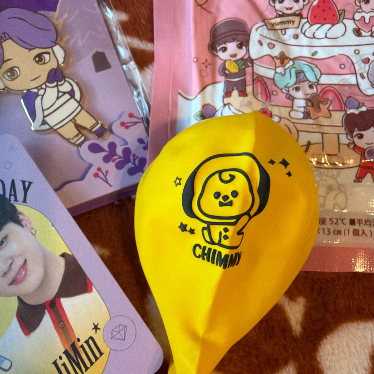 84%オフ❣️【激安SALE🎀】新品未使用🩷公式 BTS タイニータン JIMINセット 🎈バルーン付き🎈の写真3枚目