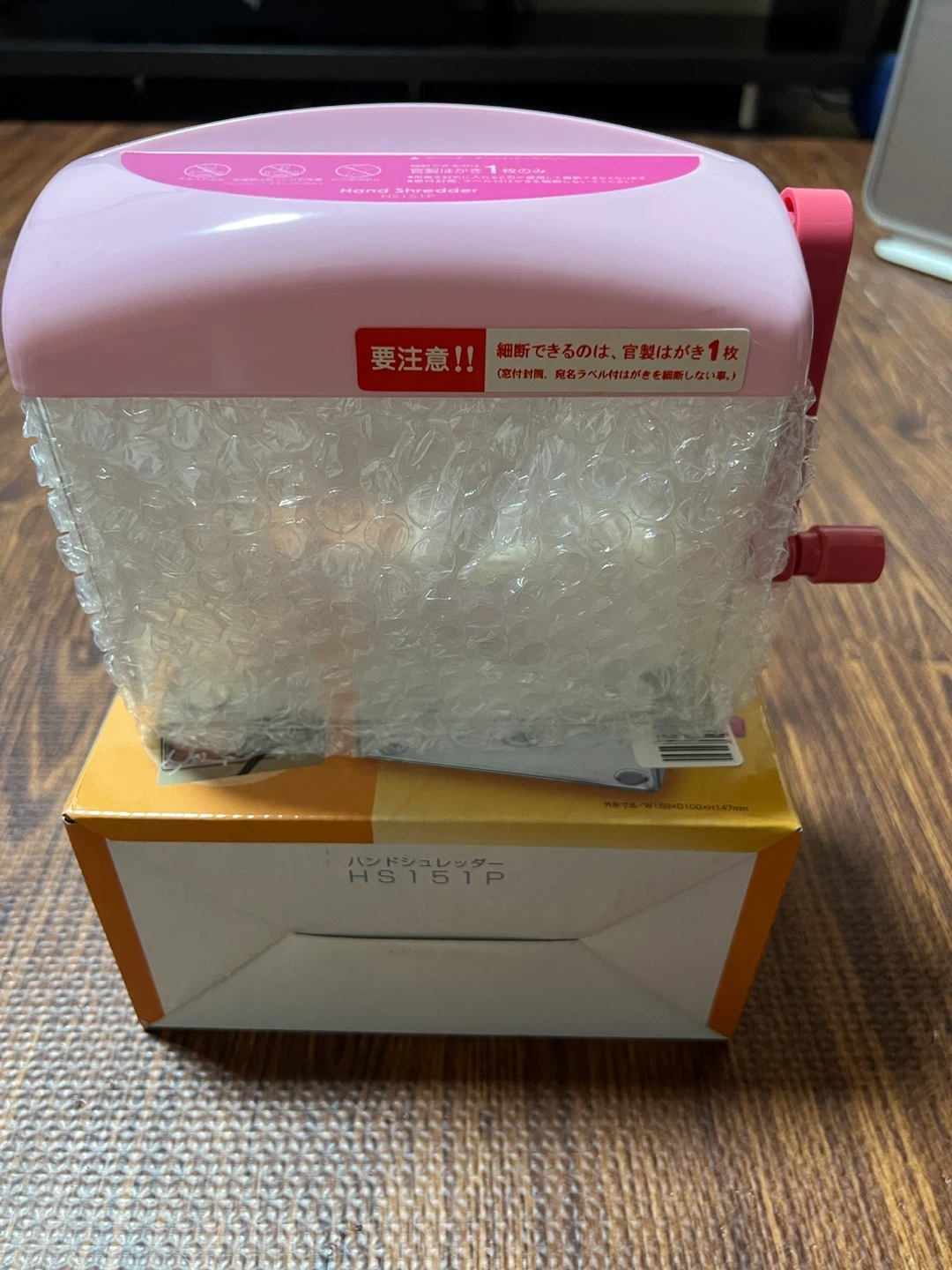 ハンドシュレッダー HS151P ピンクの写真2枚目