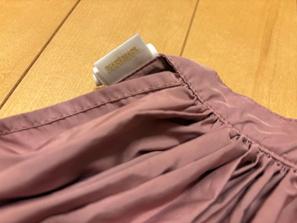 マールマール エプロン スモーキーピンクの写真2枚目