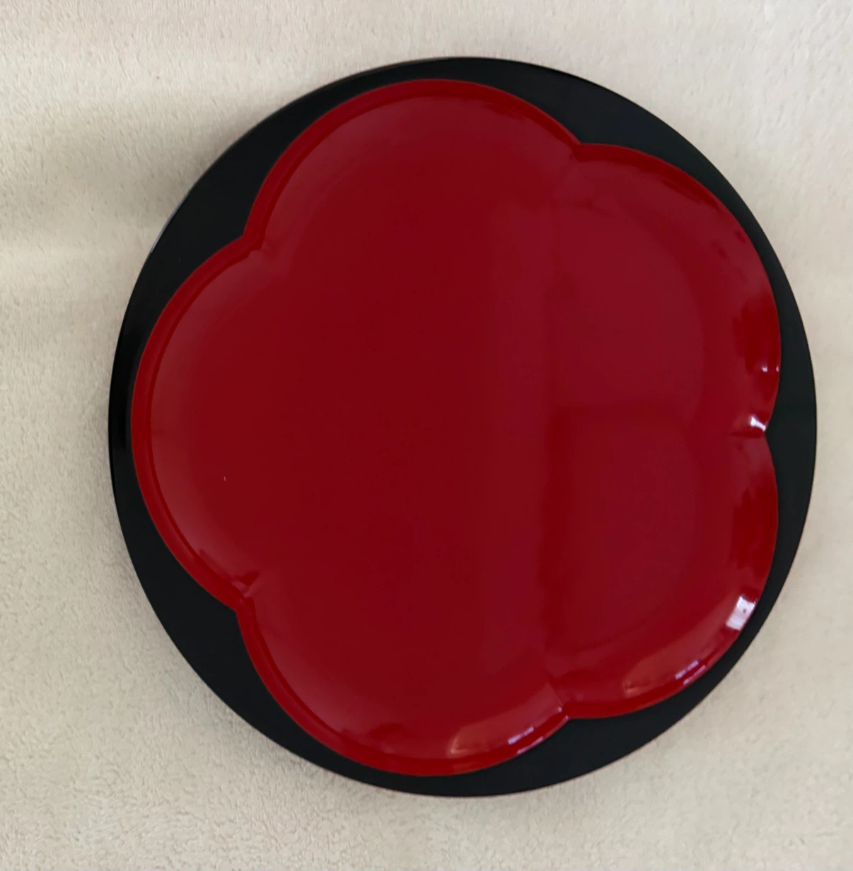 紅梅盆 漆器 盆 菓子皿