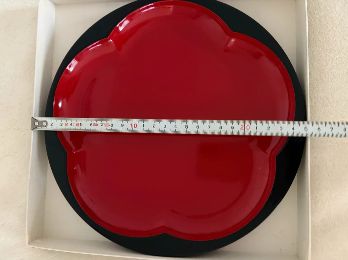 紅梅盆 漆器 盆 菓子皿の写真3枚目