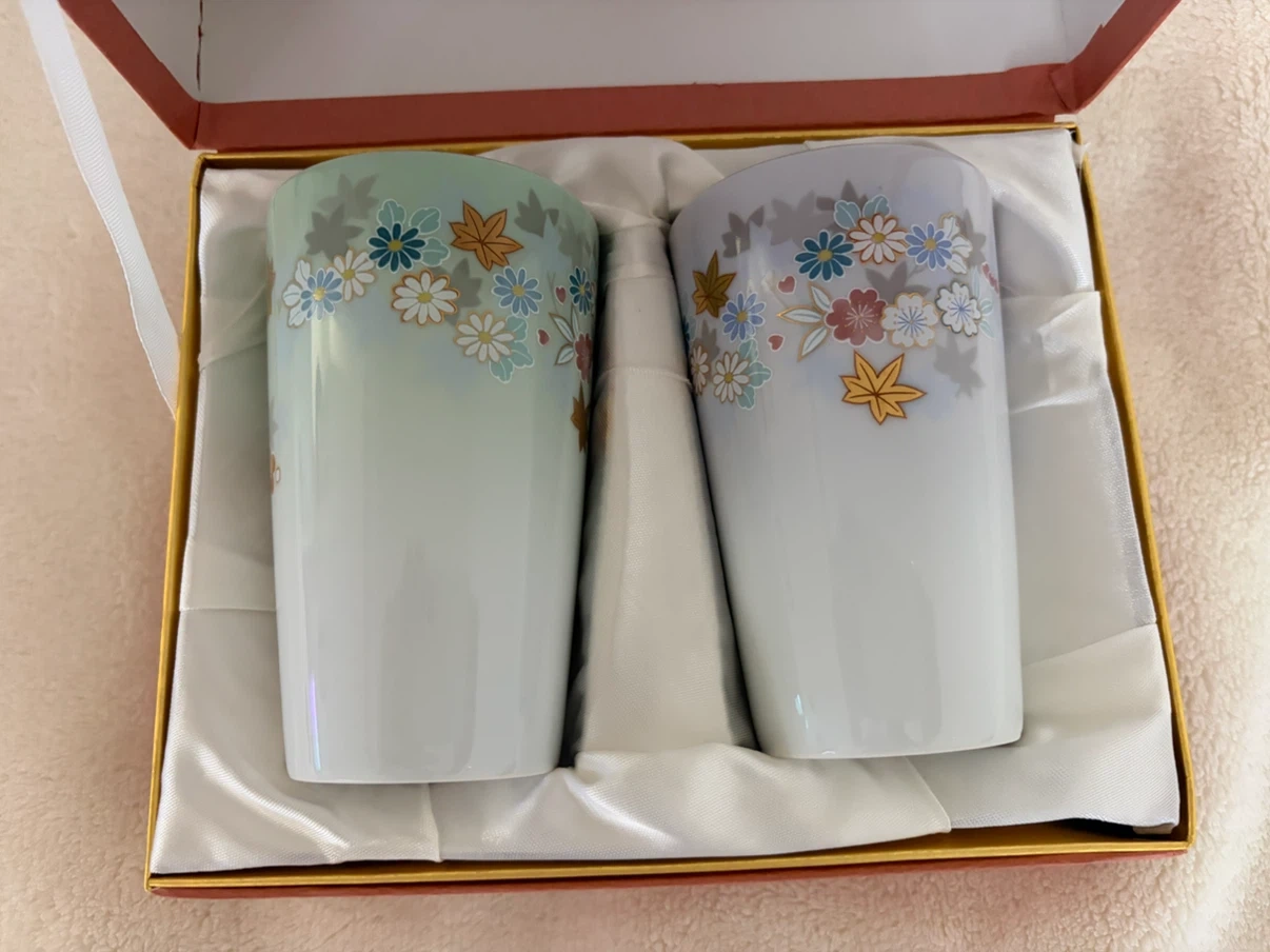 春秋 高級陶磁器 タンブラー ペアセット