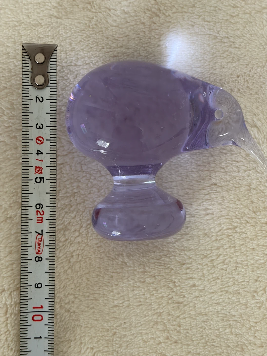 ホキティカグラス ガラス製 キーウィ 置物の写真3枚目