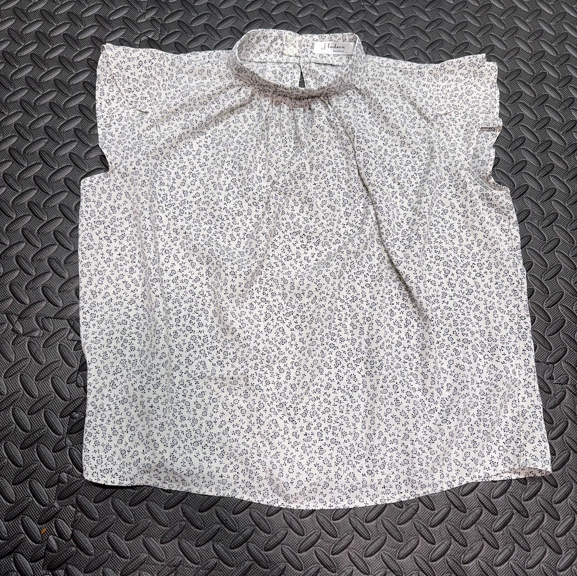 ハドソンハニー 花柄ブラウス Lサイズ