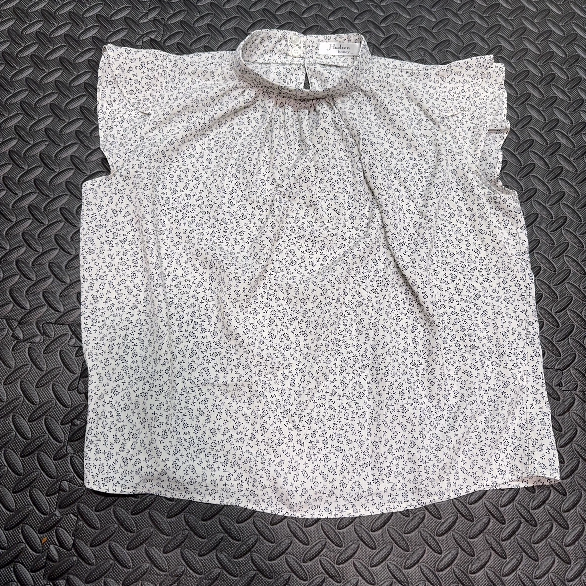 ハドソンハニー 花柄ブラウス Lサイズ