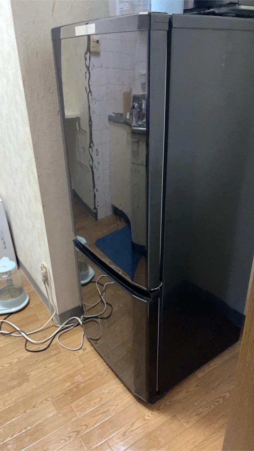 三菱電機 2ドア冷蔵庫 ブラック