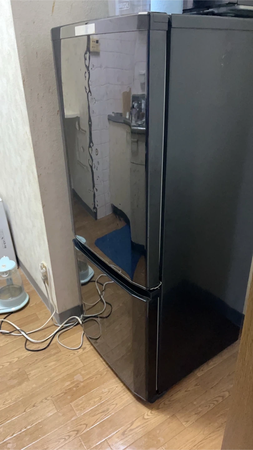 三菱電機 2ドア冷蔵庫 ブラック