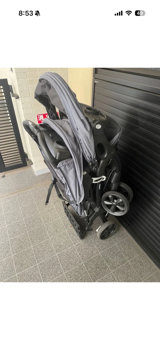 カトージ 2人乗りベビーカー ふたりでゴーDXの写真6枚目