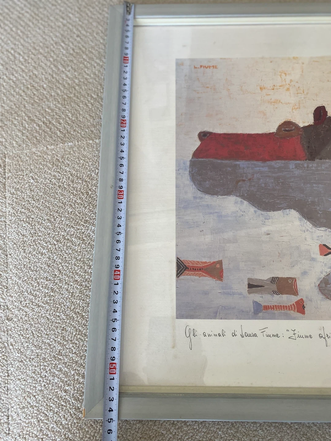 ラウラ・フィウメ 絵画 額装の写真2枚目