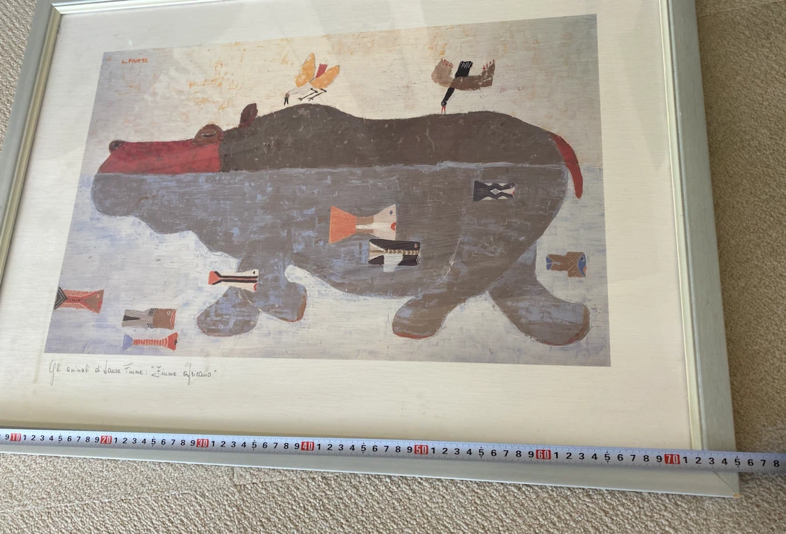 ラウラ・フィウメ 絵画 額装の写真3枚目