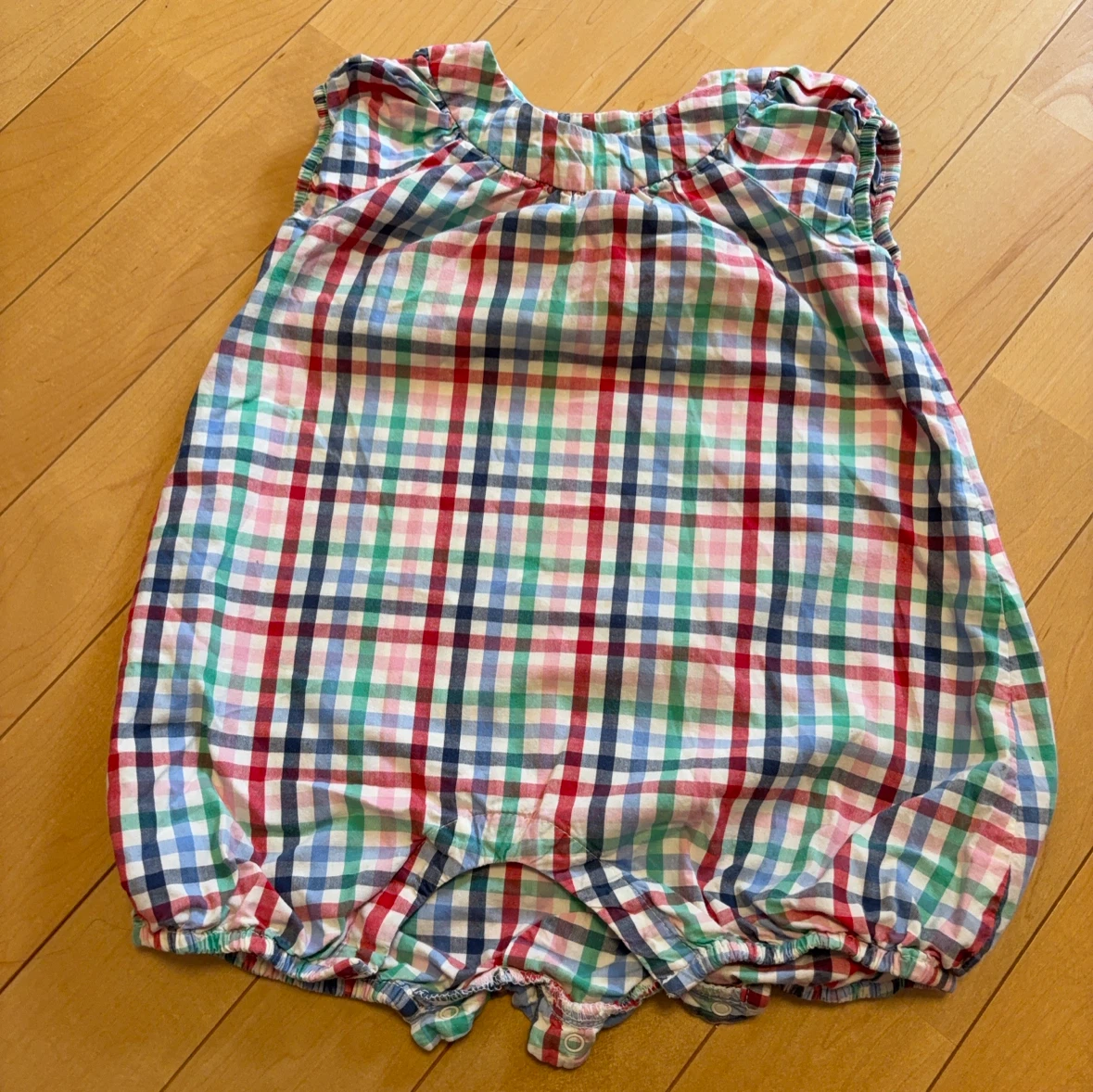 ベビーギャップ チェック柄 ロンパース 18-24months