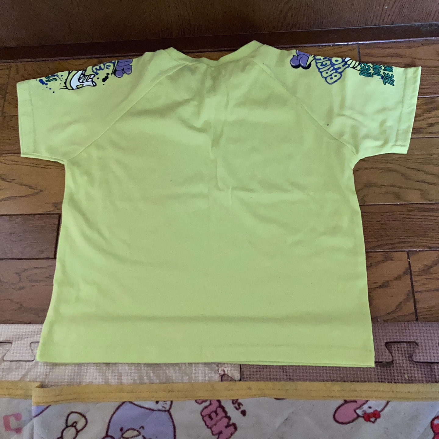 子供服 FREELY 半袖Tシャツ ライムグリーンの写真2枚目