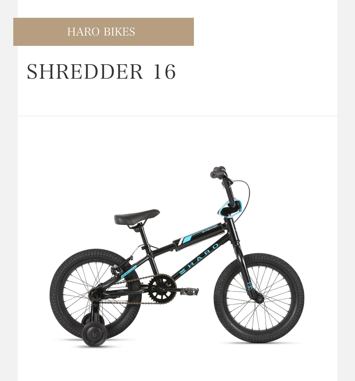 BMX 子供用自転車 HALO SHREDDER16の写真4枚目