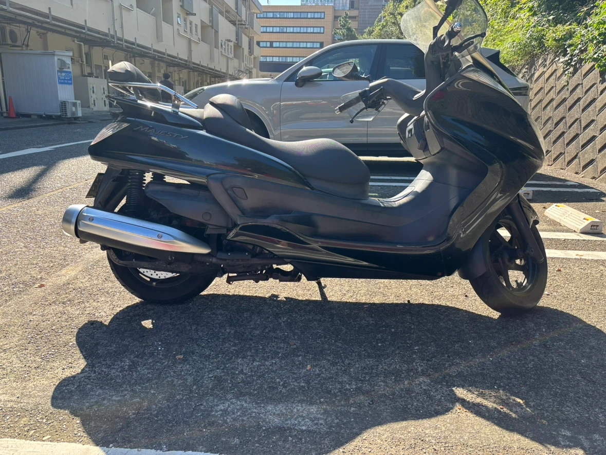 ヤマハ グランドマジェスティ250 SG15J 実働 自賠責加入したばかりの写真2枚目