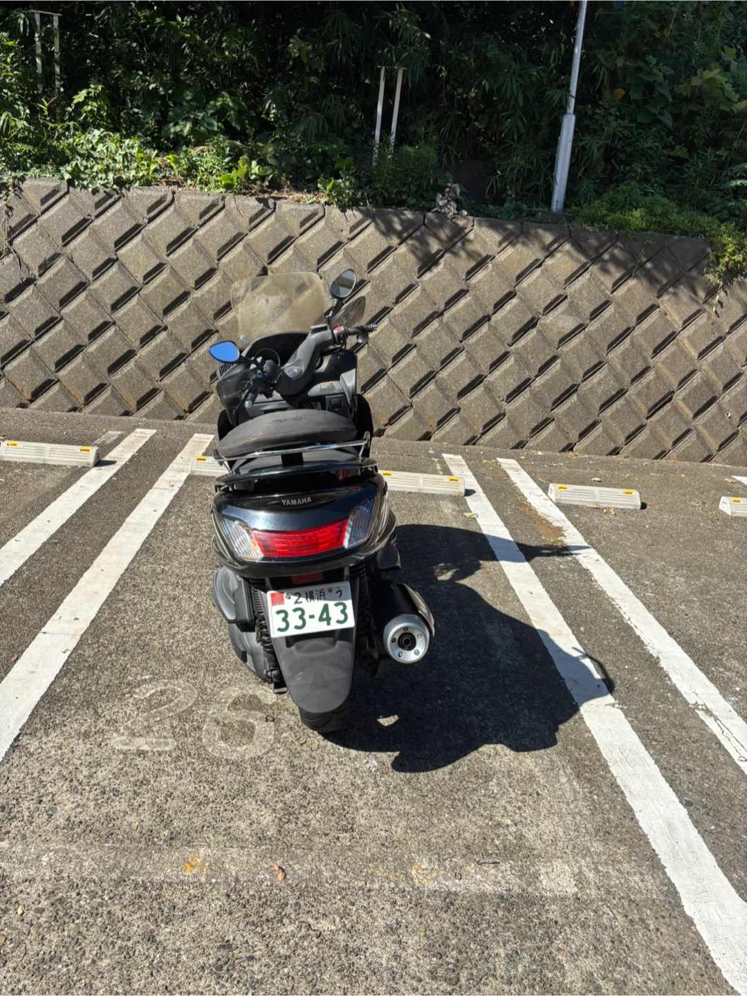 ヤマハ グランドマジェスティ250 SG15J 実働 自賠責加入したばかりの写真4枚目