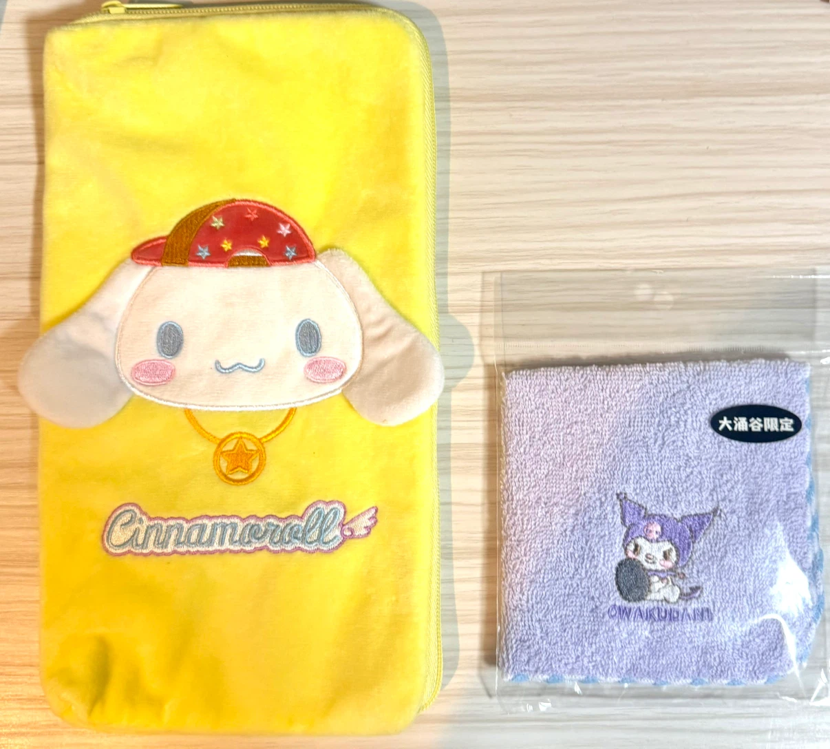 シナモロール マルチポーチ賞 ヒップホップ衣装　【大涌谷限定】クロミちゃんタオル　サンリオ