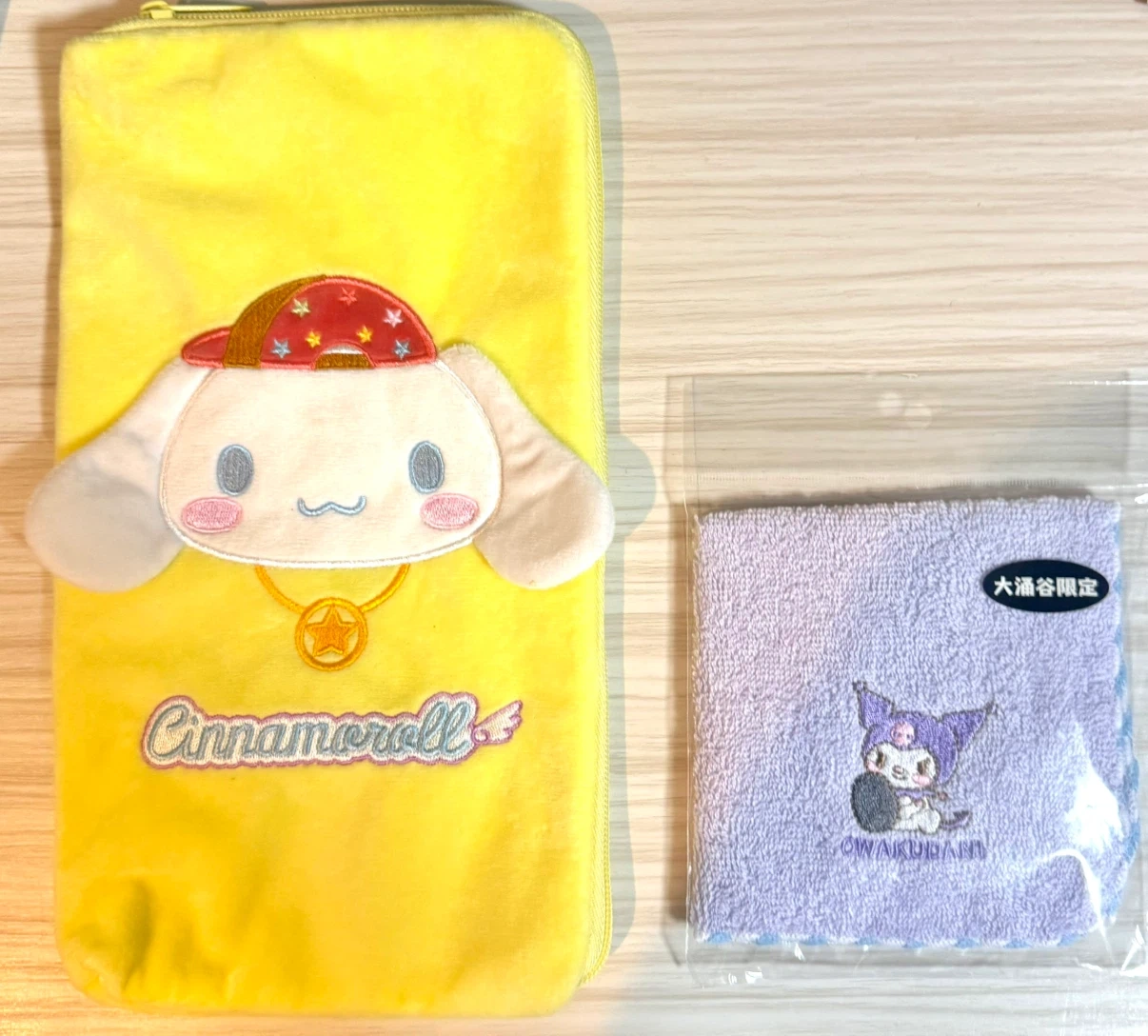 シナモロール マルチポーチ賞 ヒップホップ衣装 【大涌谷限定】クロミちゃんタオル サンリオ