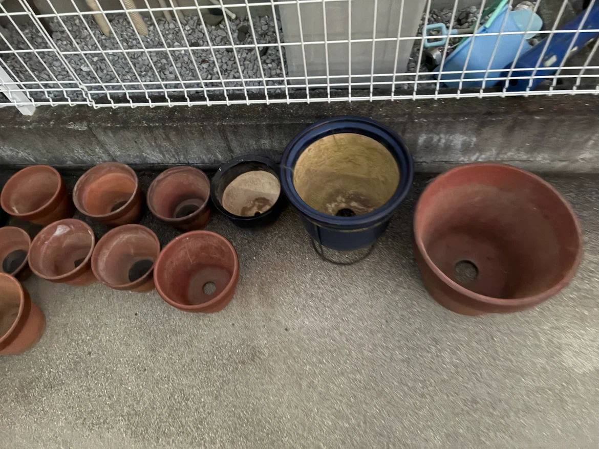 譲ります❗️植木鉢 陶器製