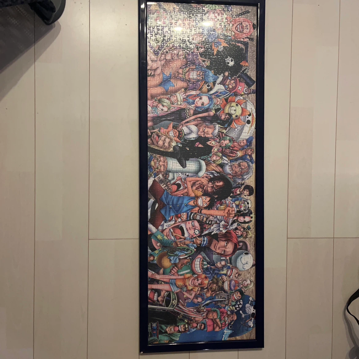 ワンピース ジグソーパズル 完成品 額縁付き