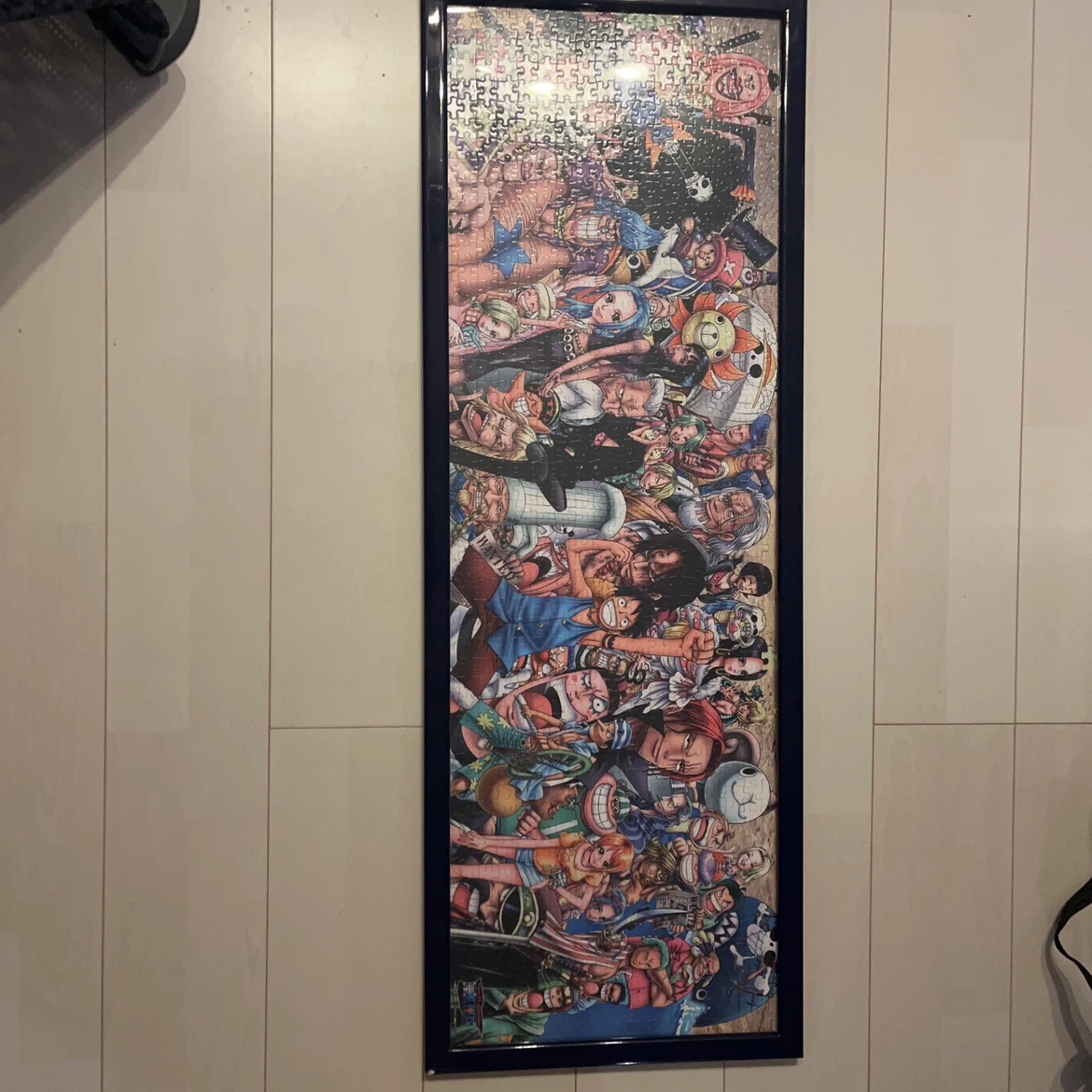 ワンピース ジグソーパズル 完成品 額縁付き