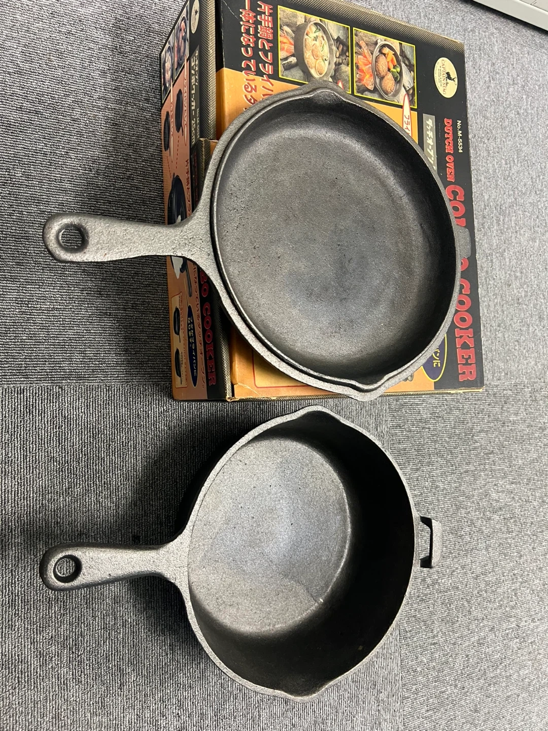 キャプテンスタッグ ダッチオーブン コンボクッカー 25cmの写真3枚目