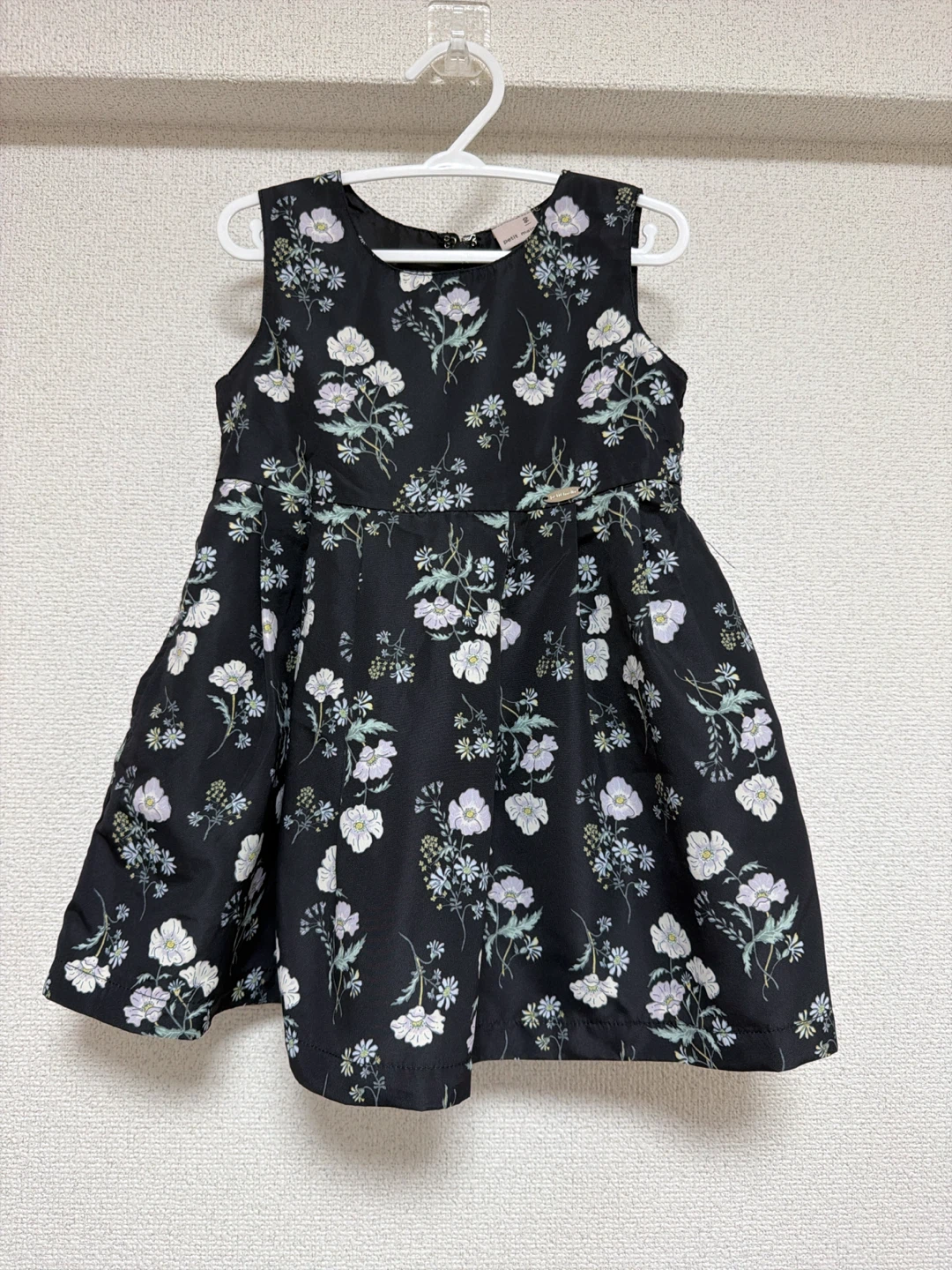 美品☆プティマイン 花柄ワンピース 90cm