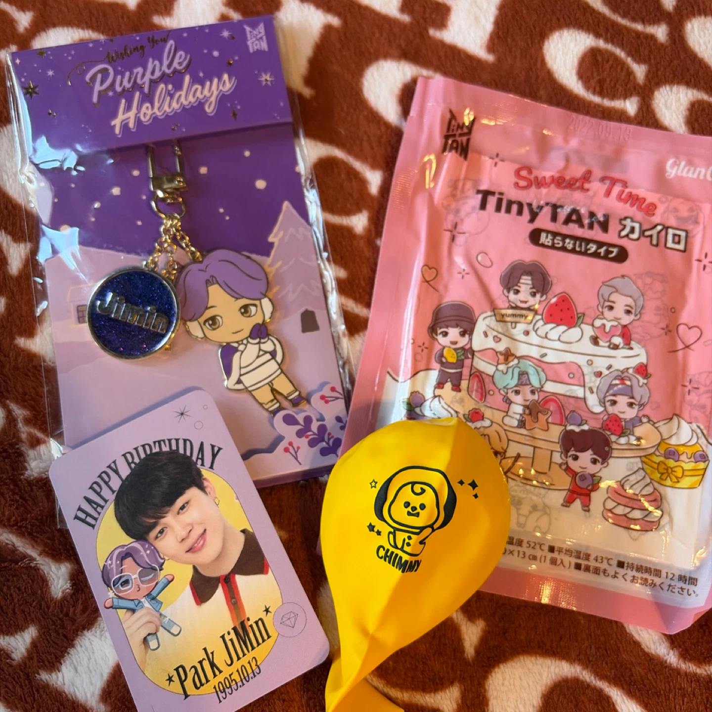 84%オフ❣️【激安SALE🎀】新品未使用🩷公式 BTS タイニータン JIMINセット 🎈バルーン付き🎈
