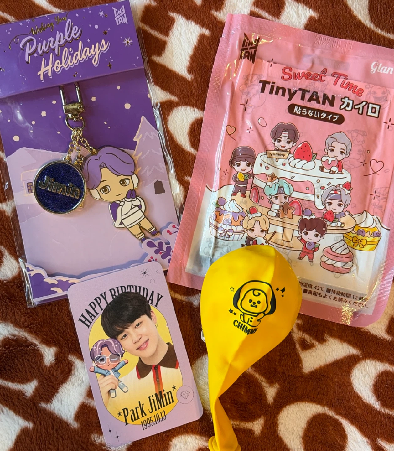 84%オフ❣️【激安SALE🎀】新品未使用🩷公式 BTS タイニータン JIMINセット 🎈バルーン付き🎈の写真4枚目