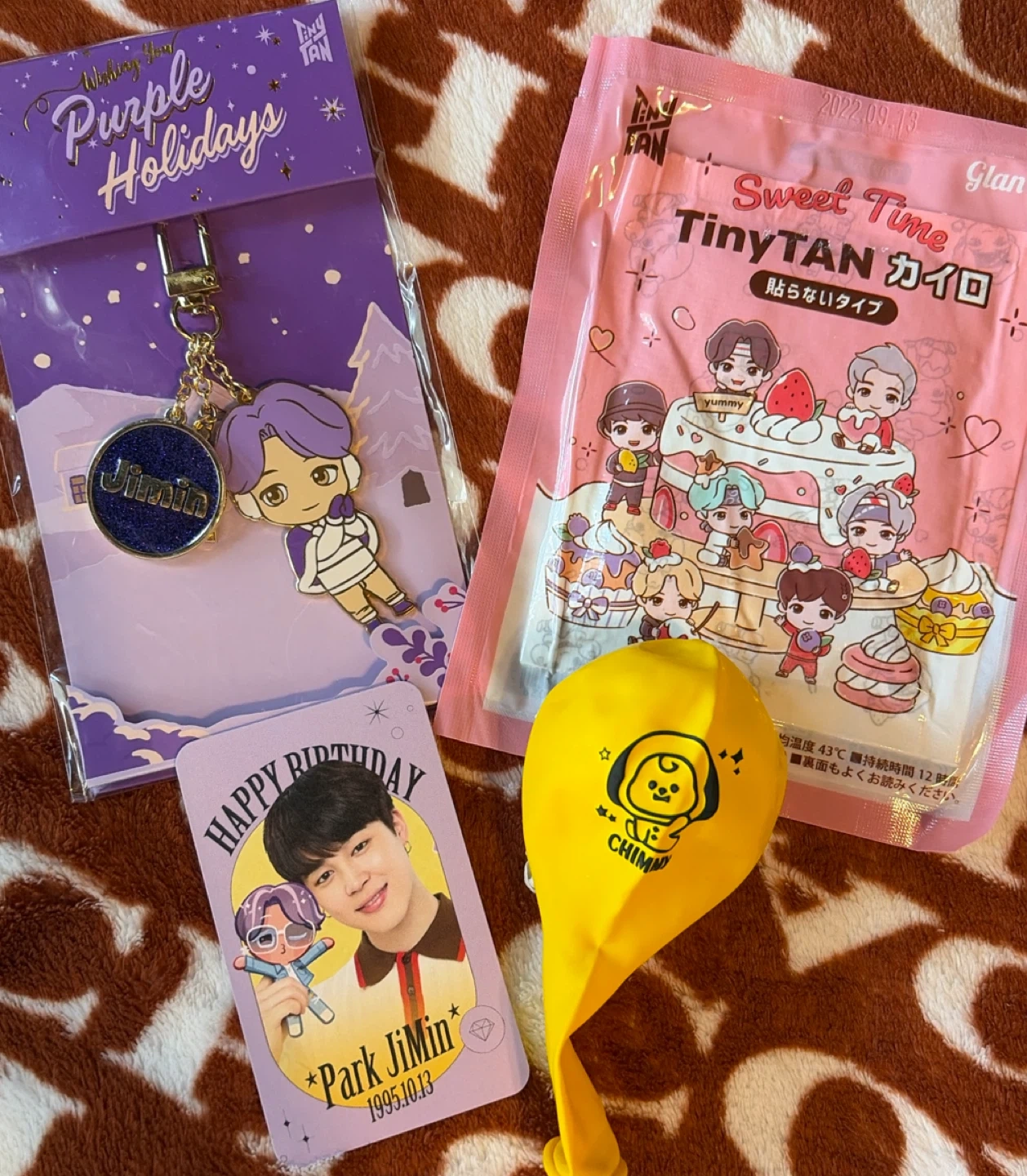 84%オフ❣️【激安SALE🎀】新品未使用🩷公式 BTS タイニータン JIMINセット 🎈バルーン付き🎈の写真4枚目