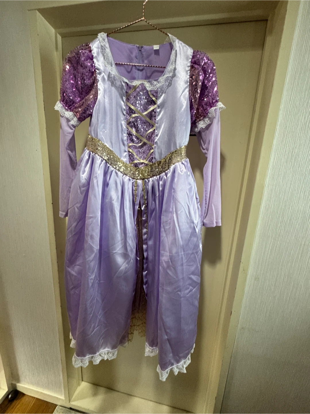 プリンセスドレス パープル 150cm ハロウィン ディズニー