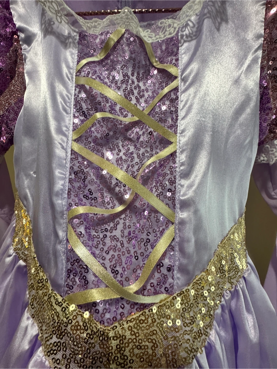 プリンセスドレス パープル 150cm ハロウィン ディズニーの写真3枚目