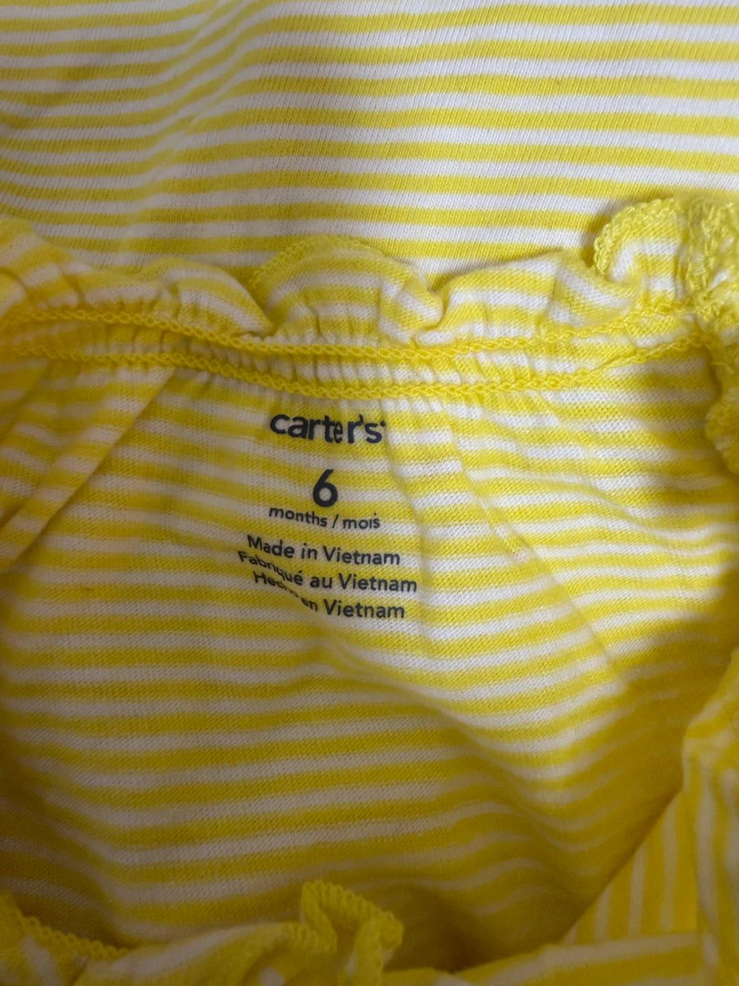 美品☆カーターズ 半袖Tシャツ イエロー 6monthの写真3枚目