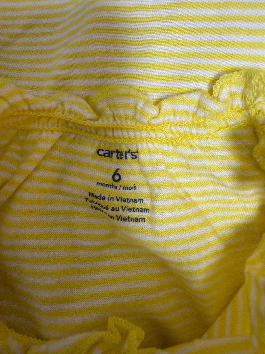 美品☆カーターズ 半袖Tシャツ イエロー 6monthの写真3枚目
