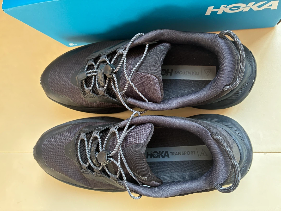 HOKA ONE ONE TRANSPORT GTX 26.0cm オールブラックの写真2枚目