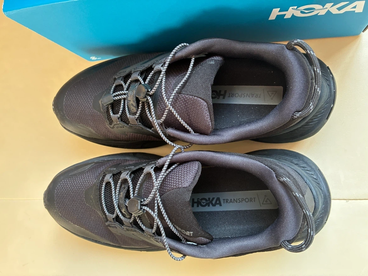 HOKA ONE ONE TRANSPORT GTX 26.0cm オールブラックの写真2枚目