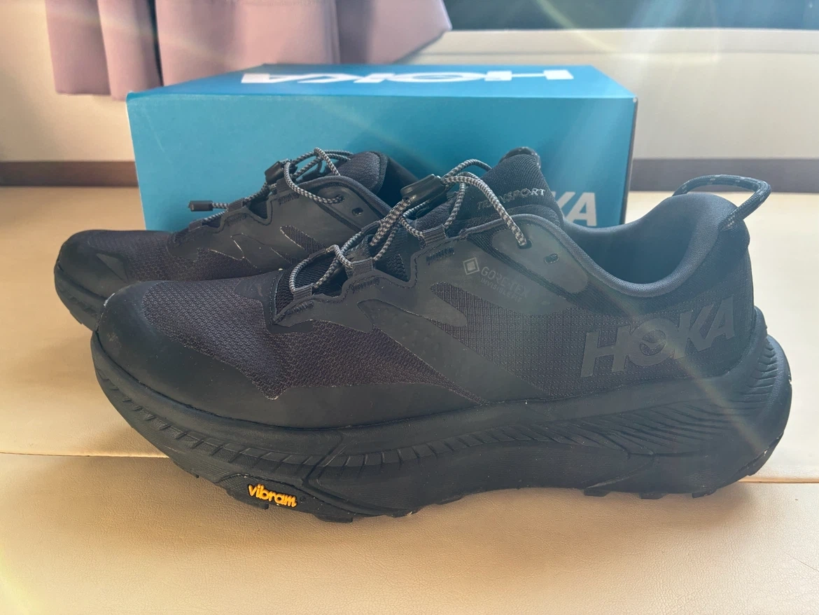 HOKA ONE ONE TRANSPORT GTX 26.0cm オールブラックの写真3枚目