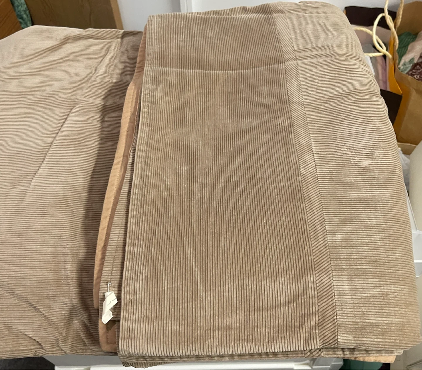 コーデュロイ マルチカバー?こたつカバー 200×240cm ベージュ